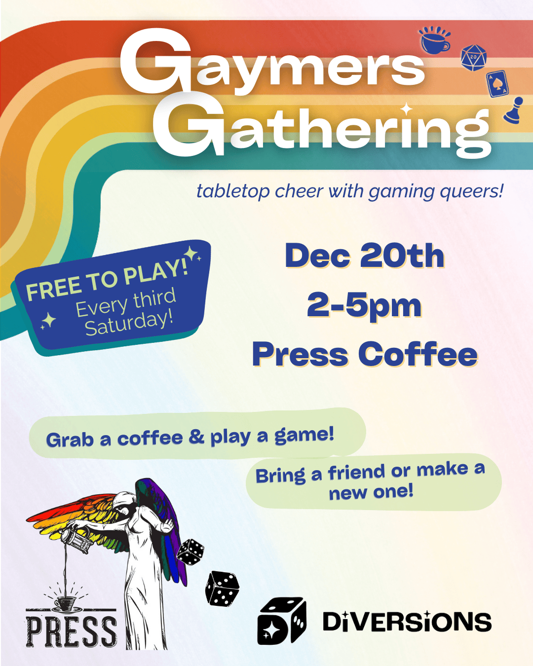 December Gaymers Gatherıng Press