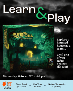 Betrayal at House on the Hill Learn to Play