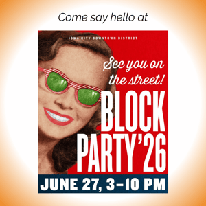 Iowa City Downtown Block Party calendar event image