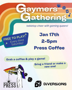 January Gaymers Gatherıng Press