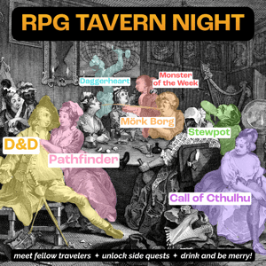 TTRPG Tavern Night - General Cover